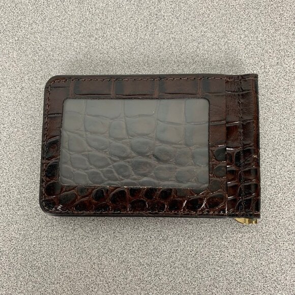 Masters Martin Dingman Alligator Card Holder Card Case ID Window Money Clip - Picture 11 of 15